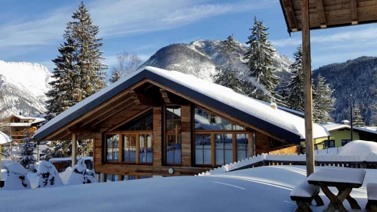 Im Weidach Superior Chalets Leutasch Dış mekan fotoğraf