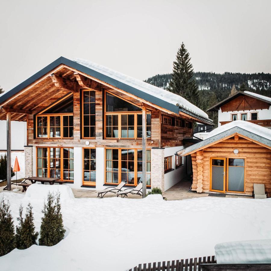 Im Weidach Superior Chalets Leutasch Dış mekan fotoğraf