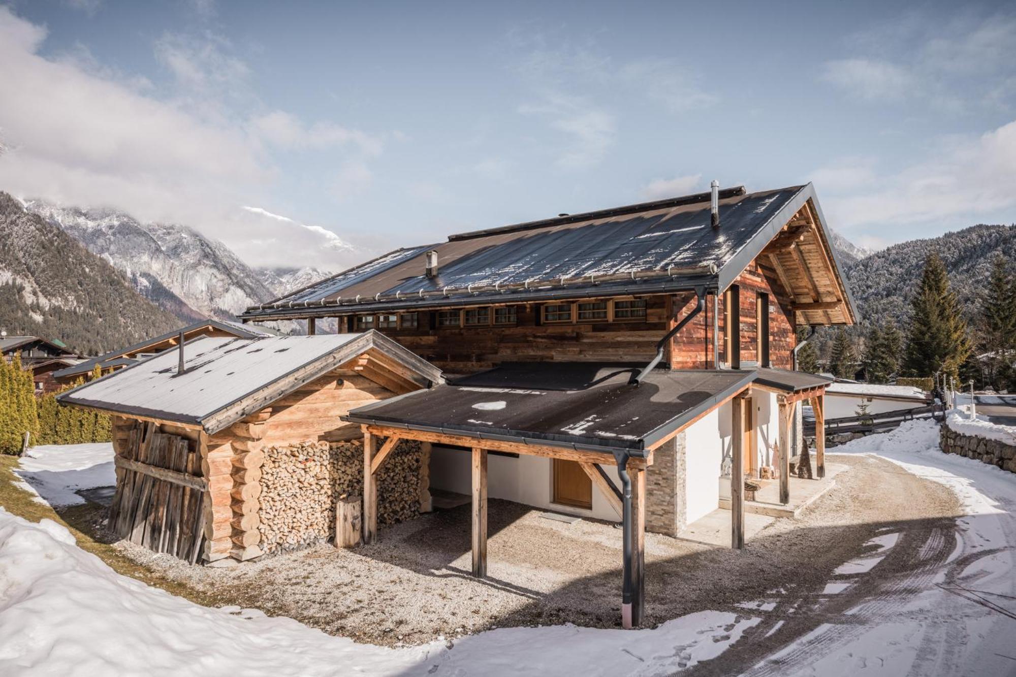Im Weidach Superior Chalets Leutasch Dış mekan fotoğraf