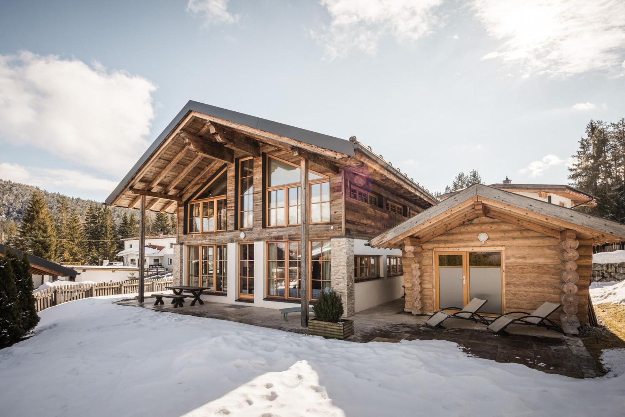 Im Weidach Superior Chalets Leutasch Dış mekan fotoğraf